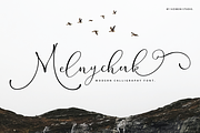 Melnychuk Elegant Script, a Script Font by sizimon (Thumbnail 1 of 8)