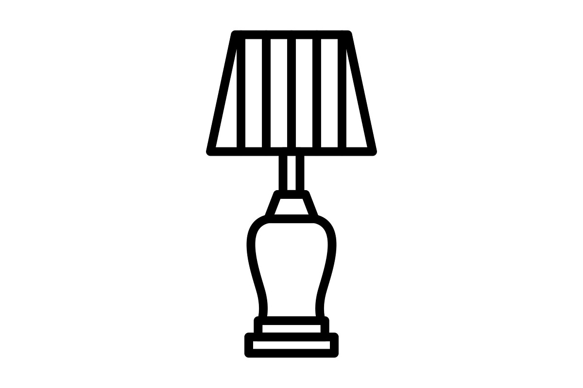 Lamp Line Icon, an Icon by Pexelpy