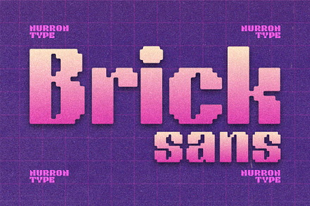 NT Brick Sans, a Font by nurrontype
