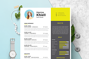 Modern Resume & CV Template, a Resume Template by Hito Graphic (Thumbnail 2 of 8)
