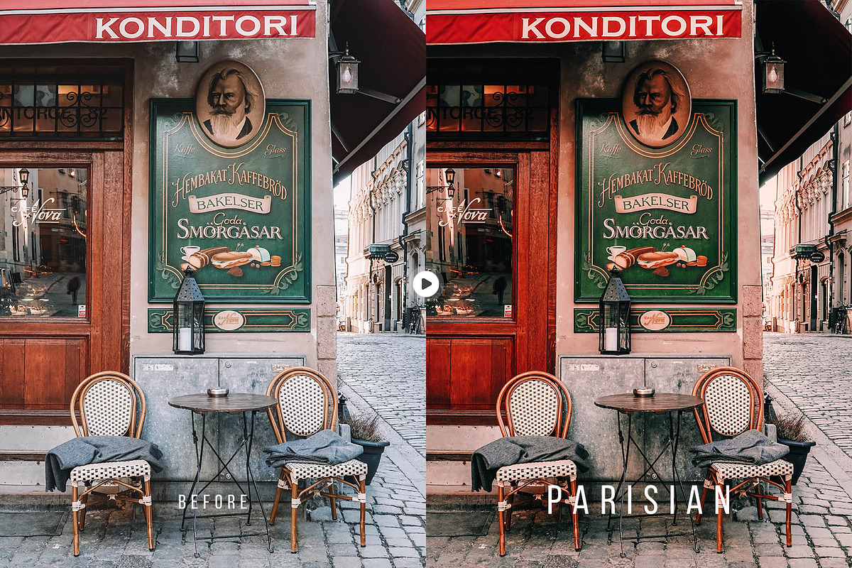 Parisian City Portrait Action & LUT, an Action Add-On by Presetrain Co. (Photo 7 of 7)