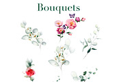 Watercolor botanical fruity flowers, a Decorative Illustration by Edith’s World (Thumbnail 5 of 10)