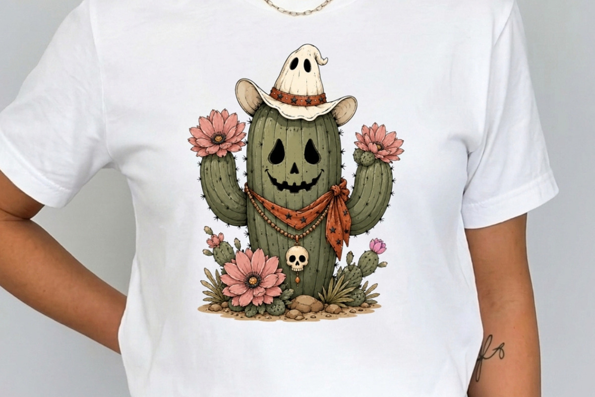 Western Gothic Cowboy Halloween, a Seasonal Illustration by Tanya Kart (Photo 3 of 10)
