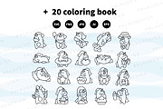 Cute Kawaii Unicorn Characters, an Animal Illustration by Palau (Thumbnail 11 of 12)