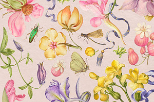 Vintage Floral Pattern Backgrounds