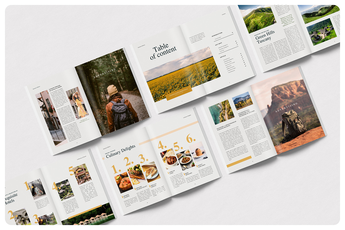 SUNSCAPE Travel Magazine, a Magazine Template by BlancaLab Studio (Photo 6 of 9)