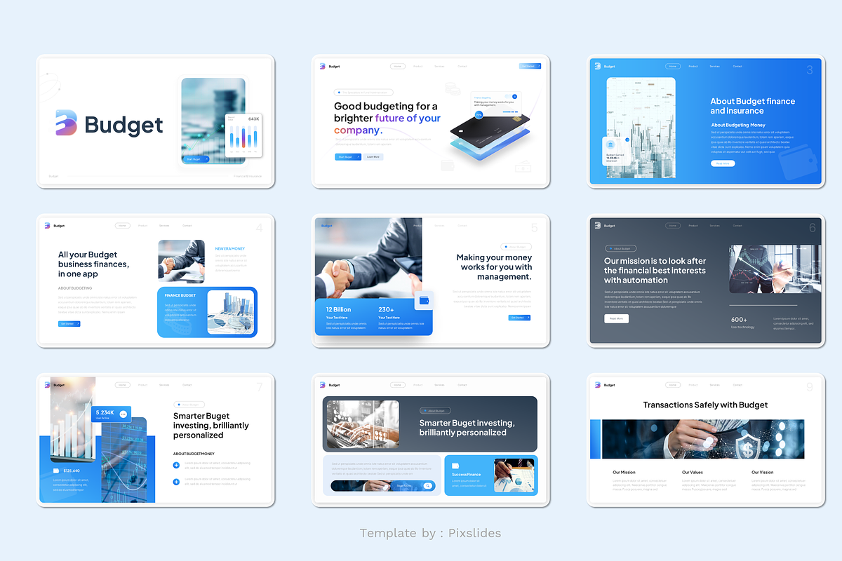Finance & Insurance Keynote, a Presentation Template by Pixslides (Photo 2 of 8)