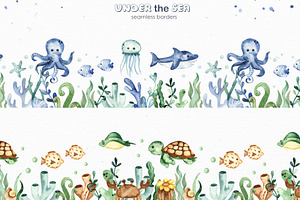 Under The Sea Watercolor Collection