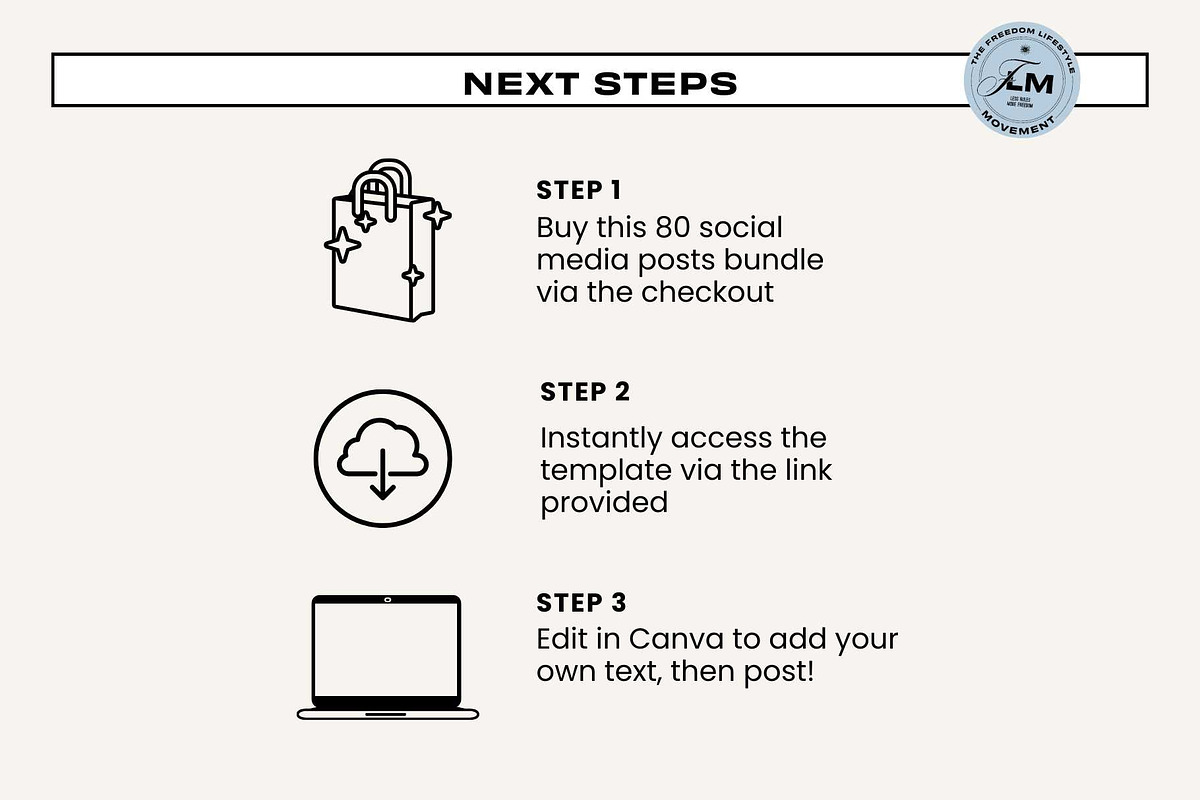80 Launch Posts - Luxury CEO, a Social Media Template by Freedom Business Shop (Photo 11 of 11)