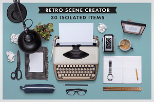 Retro scene creator