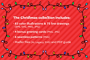 Festive Season Holiday Vector Bundle, a Seasonal Illustration by cugypress (Thumbnail 3 of 8)
