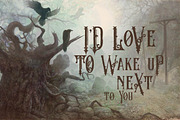 The Crow - Vintage Style Font, a Font by JumboDesign (Thumbnail 3 of 5)