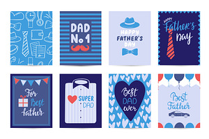 Fathers day doodle cards, an Object Illustration by Valerie Bodnar