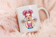 Funny Woman Sublimation Bundle, an Illustration by RobertsArt (Thumbnail 6 of 7)