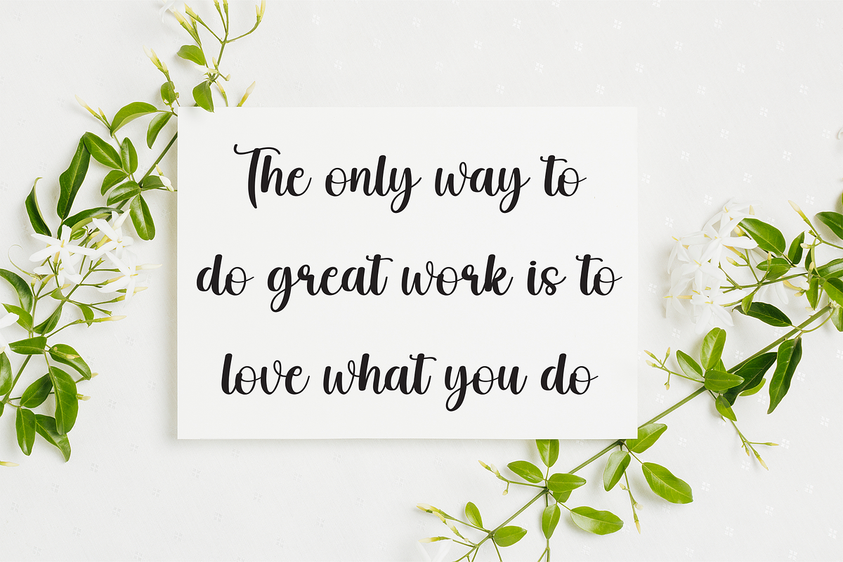 Lovelyday | Script Font, a Handwritten Font by Scratchones (Photo 4 of 8)