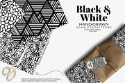 Black & White Hand-drawn Patterns, a Pattern Graphic by Sketchbook Designs (Thumbnail 5 of 10)