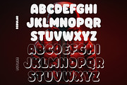 Double Bubble 3D Typeface, a Sans Serif Font by HipFonts (Thumbnail 3 of 8)