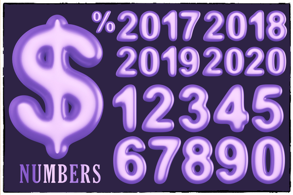 New Year 3D PNG Items Pack, an Object Graphic by pixaroma (Photo 11 of 22)
