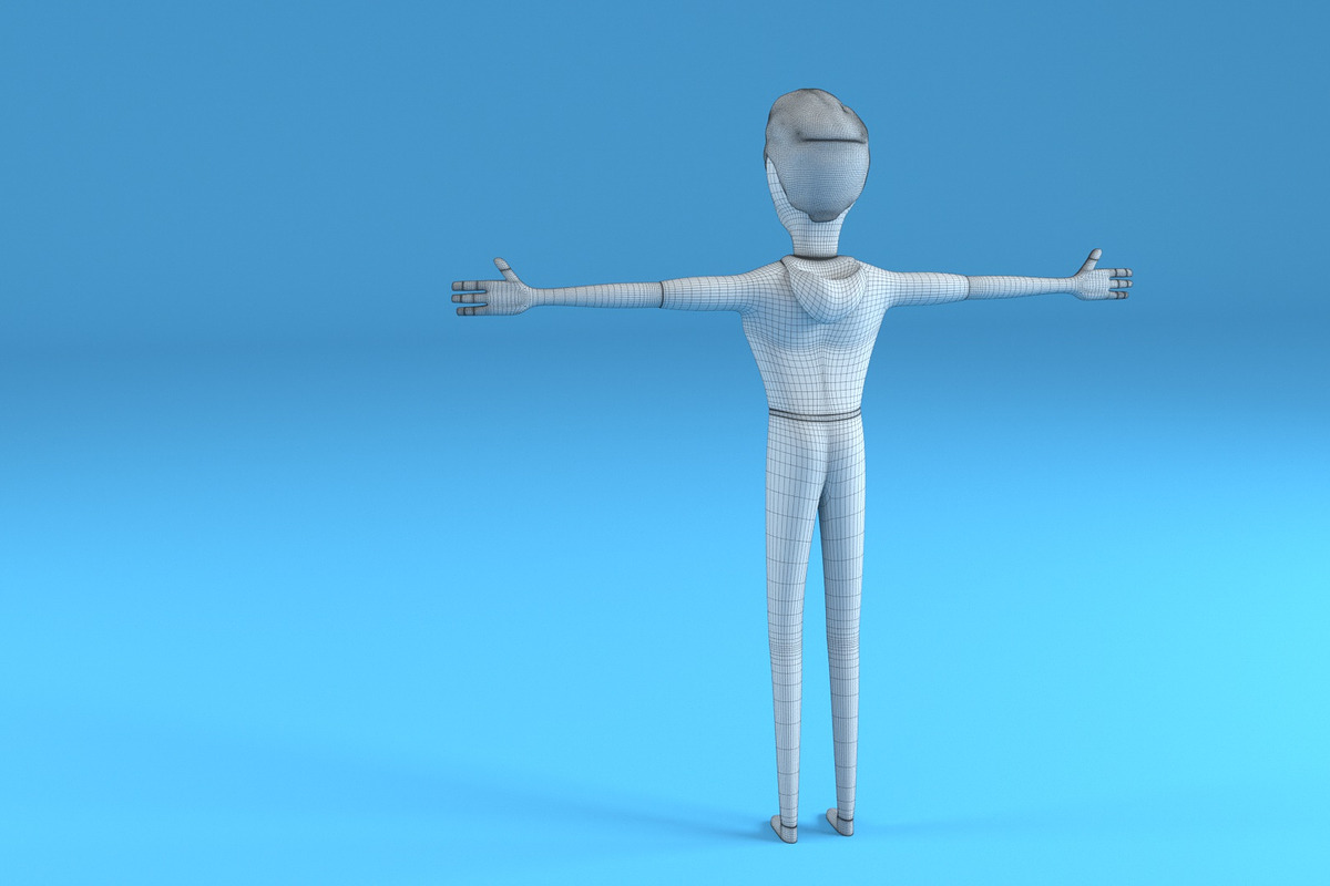 Male Character Chuck, a Characters & Person 3D Model by 3DTreatment (Photo 6 of 6)