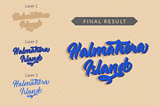 Halmahera Island - Layered Font, a Script Font by Youthlabs Studio (Thumbnail 2 of 13)