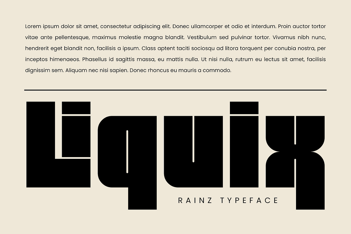 Rainz Sans Serif, a Sans Serif Font by Ermedia Studio (Photo 5 of 12)