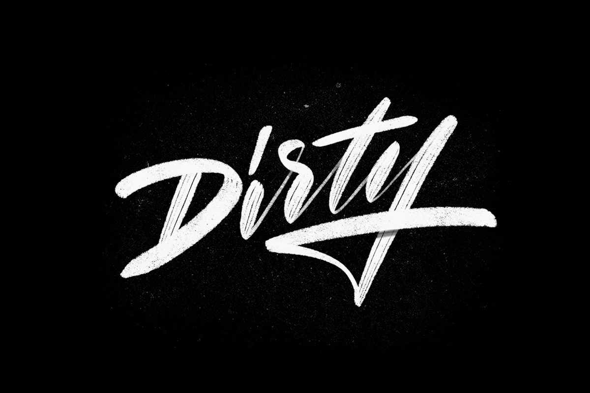 Procreate Lettering Brushes, a Brush Add-On by Alan Guzman (Photo 9 of 12)