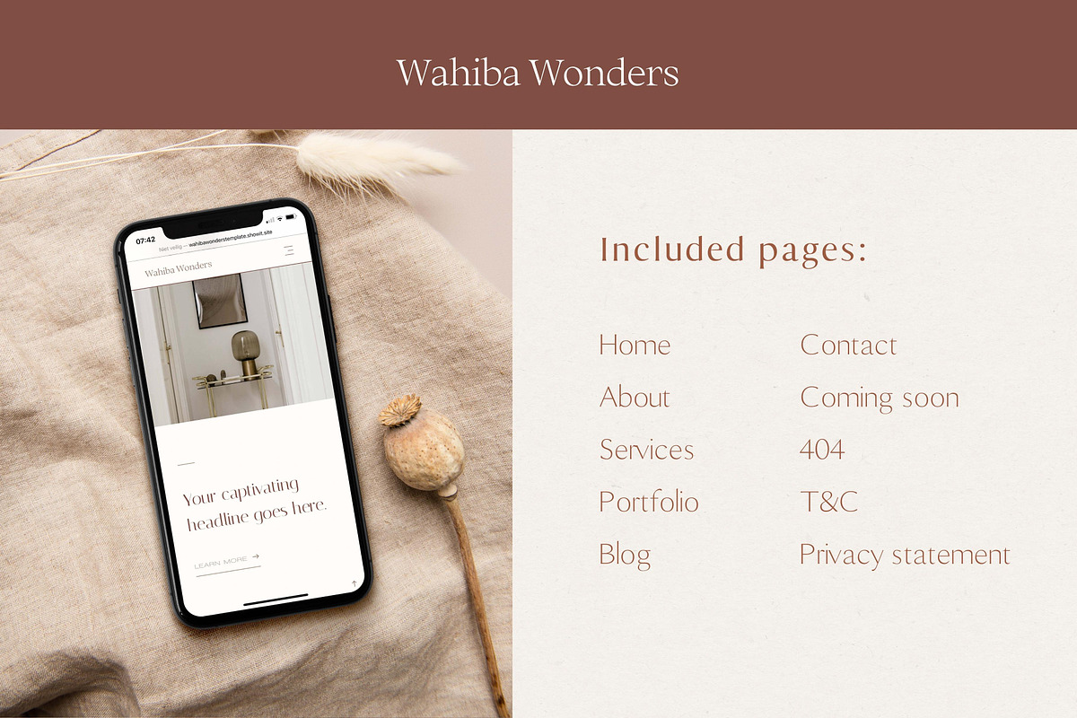 Minimal Showit Website Template, a Websites & App Template by Wonderlik Webdesign (Photo 4 of 4)