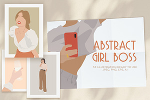 ABSTRACT GIRL BOSS