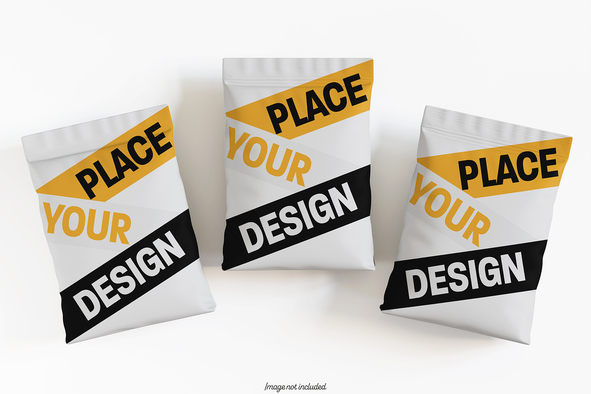 Snack Pouch Mockup Bundles, a Packaging Mockup by Ambo Ampeng (Photo 31 of 32)