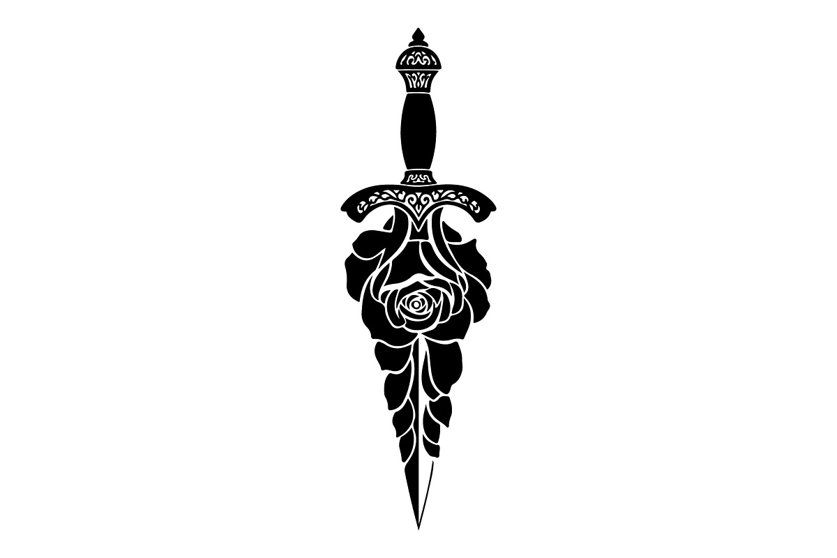 Ornamental Dagger Silhouette Bundle, an Object Illustration by Gaye Art (Photo 6 of 31)