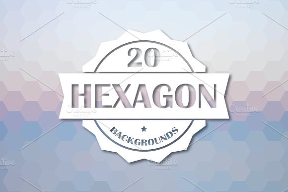 20 Hexagon Backgrounds