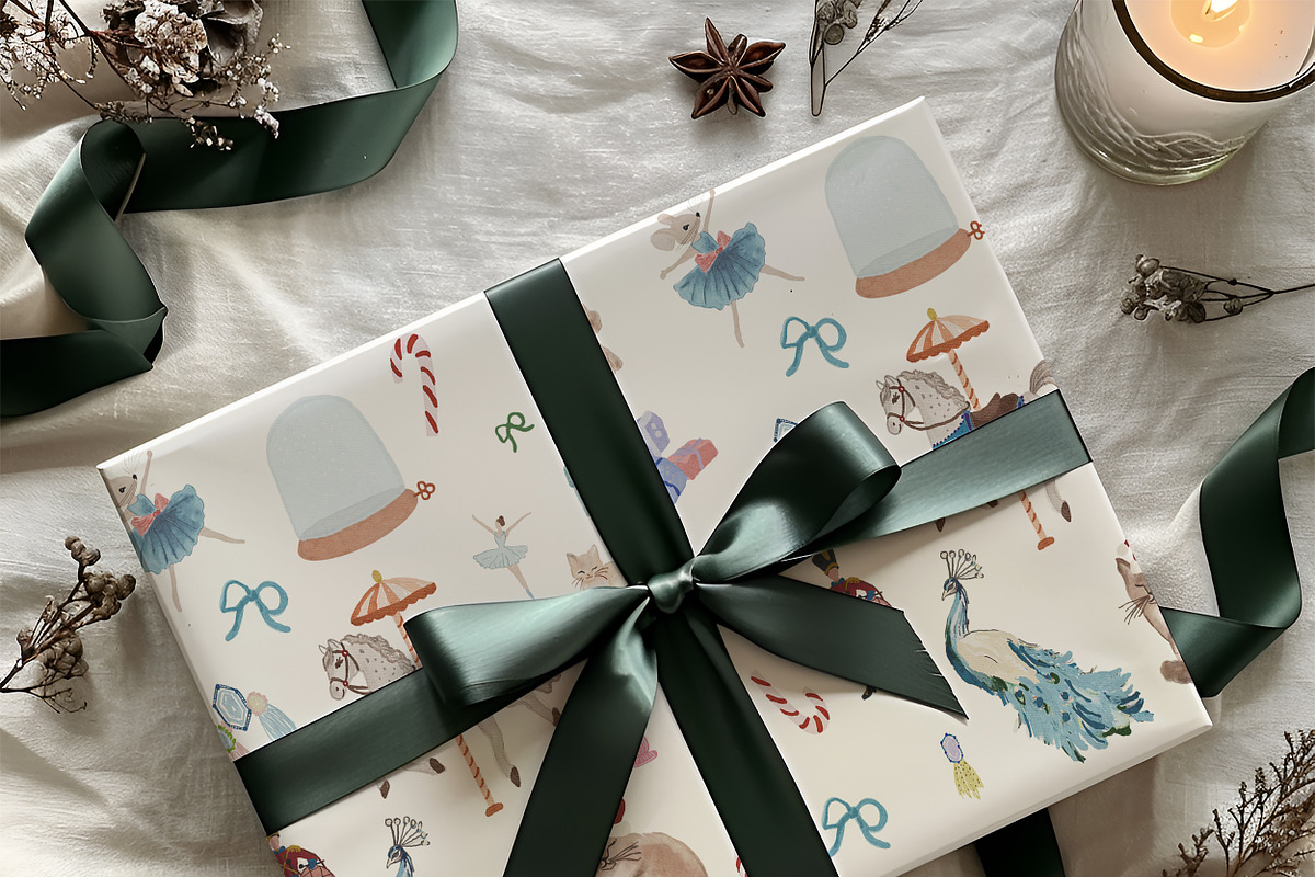 Hand Drawn Christmas Watercolor Art, an Object Graphic by Laras Wonderland (Photo 8 of 11)