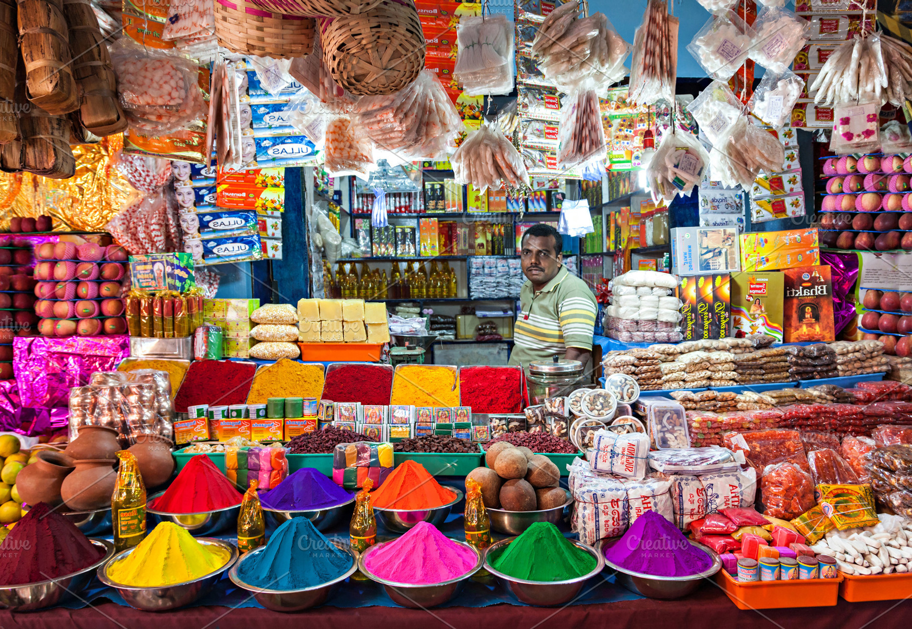 Indian shop, a Photo by saiko3p