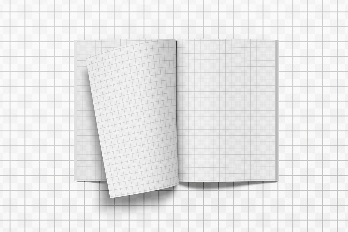 A4 Magazine Mockup Top View, a Books & Magazine Mockup by Graphic Deal (Photo 14 of 14)