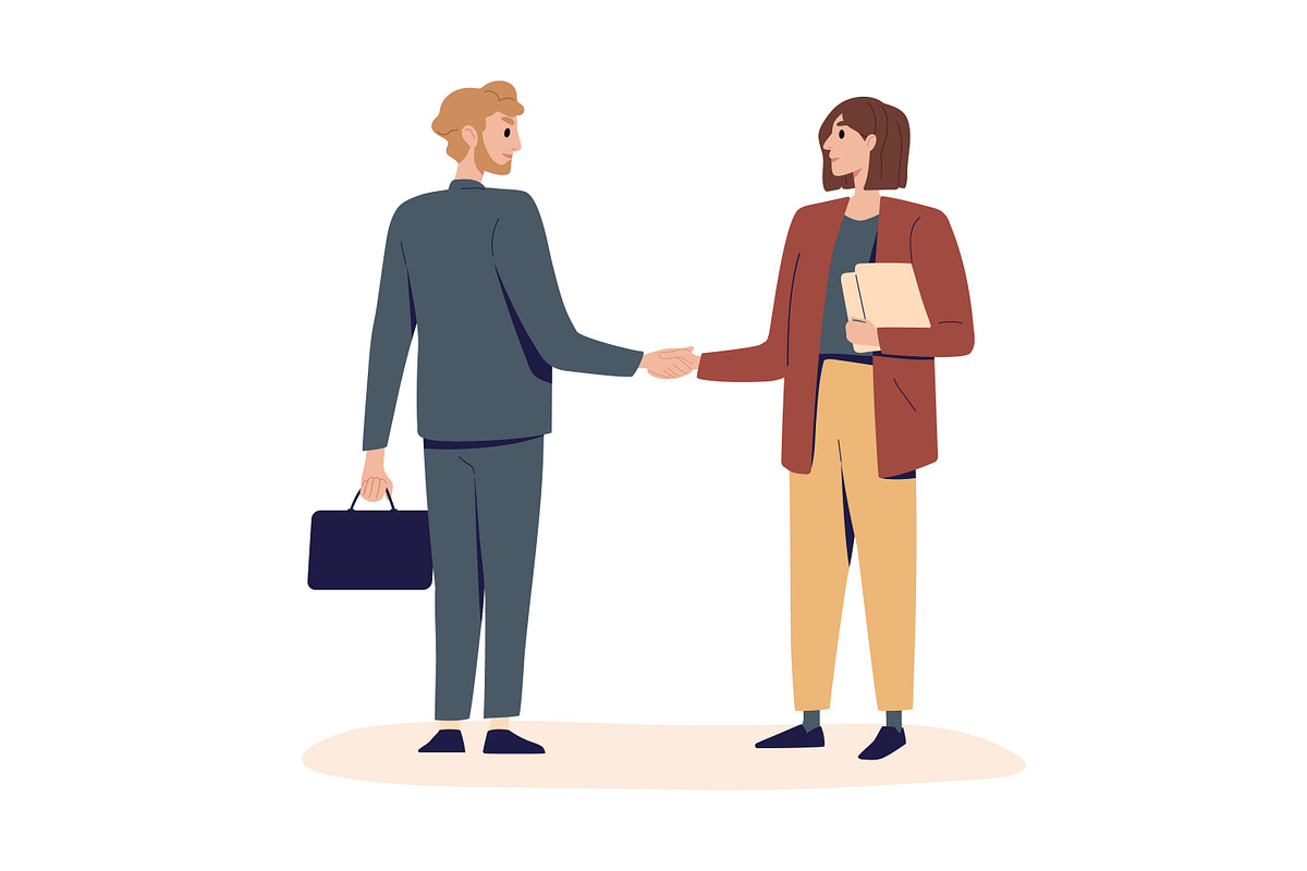 Business partnership concept set, a Work Illustration by Good Studio (Photo 3 of 7)