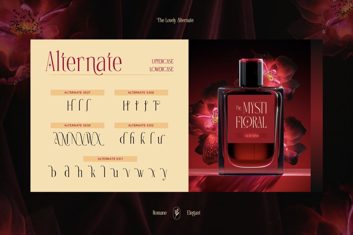 Romane - Elegant Serif, a Serif Font by Burntilldead (Photo 9 of 11)