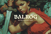 Balrog Typeface, a Font by Tugcu Design Co. (Thumbnail 1 of 4)