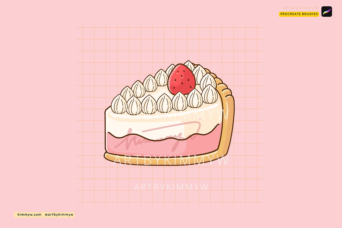 Kawaii Cake O'clock Brush Pack, a Brush Add-On by Artbykimmyw (Photo 4 of 8)