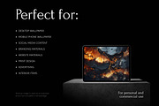 Onyx gemstone wallpaper pack, a Wallpaper Graphic by existacial (Thumbnail 4 of 4)