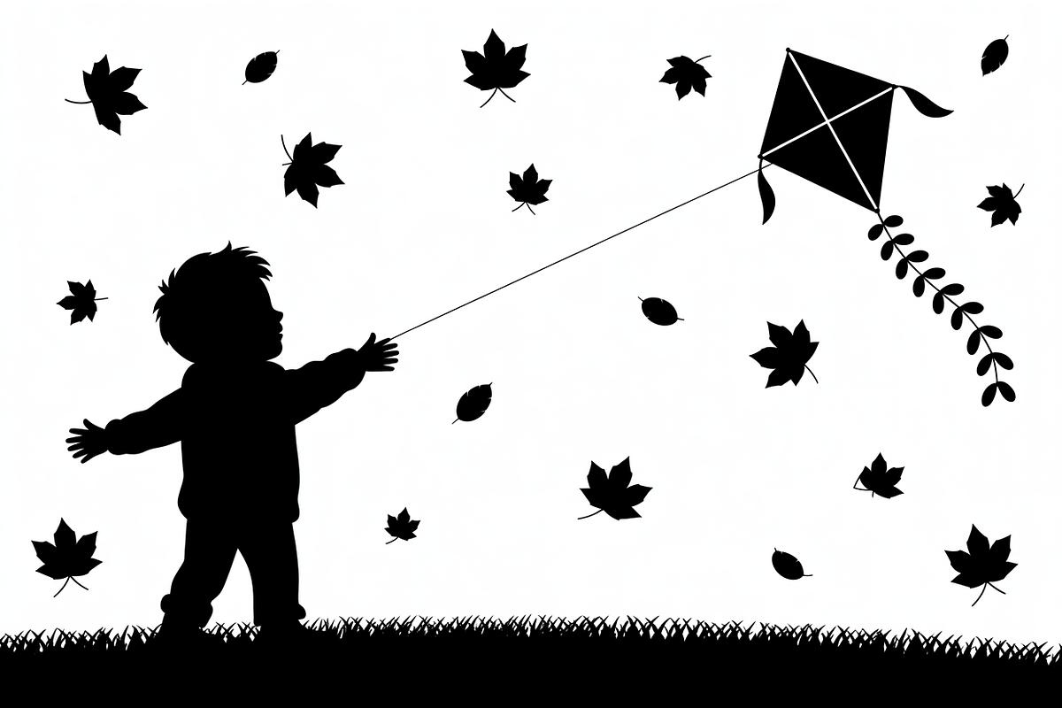 Kids Flying Kite Laser Cut Bundle, an Object Graphic by balal (Photo 2 of 11)