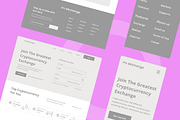 Crypto Exchange Wireframe Website, a Wireframe Template by INSPR STD (Thumbnail 4 of 6)