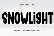 Snowlight, a Sans Serif Font by FreshTypeINK (Thumbnail 1 of 8)