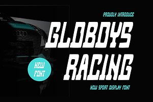 Globoys Racing Font