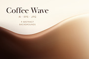 Coffee Wave Gradient Backgrounds, a Background Graphic by Bielousova Art (Thumbnail 1 of 5)