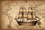 43 PNG Vintage Atlas Background, a Background Graphic by adenpinkstore (Thumbnail 3 of 40)