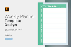 Weekly Planner Sheet Design-37