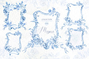Watercolor Blue Wedding Collection, an Object Graphic by Knopazyzy (Thumbnail 4 of 9)
