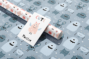 Cute monsters. Vector collection, an Illustration by Guvi-Design (Thumbnail 8 of 10)