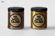 Mustard Jar Mockup, a Cups & Container Mockup by Denny's Mock-ups (Thumbnail 5 of 8)