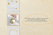 CHRISTMAS MOOD Instagram Templates, a Social Media Template by Olg Store (Thumbnail 3 of 6)